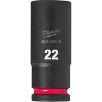 Торцева головка Milwaukee ShW 1/2" 22 мм, довга (4932480340)
