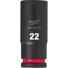 Торцева головка Milwaukee ShW 1/2" 22 мм, довга (4932480340)