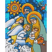 Картина по номерам Santi Різдво 40*50 см ©mosyakart алмазна мозаїка (954720)