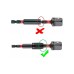 Адаптер для інструменту Milwaukee ShW з 1/4"HEX на 3/8" квадратний хвостовик (4932478054)