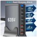 Зарядний пристрій XoKo 2xUSB-C PD3.1 140W + 2xUSB-C PD100W + 1xUSB-C PD65W + 3xUSB QC30W GaN (QC-600)