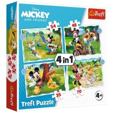 Пазл Trefl Mickey&friends Хороший день (35, 48, 54, 70) елемента (5900511346046)