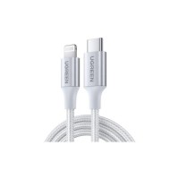 Дата кабель USB-C to Lightning 1.0m 3A 60W US304 white Ugreen (70523)