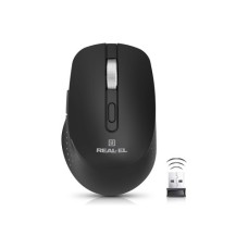 Мишка REAL-EL RM-380W Wireless Black (EL123200057)