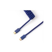 Дата кабель USB 2.0 AM to USB-C 1.36m Coiled blue Keychron (CABL_KEYCHRON)
