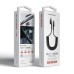 Дата кабель USB 2.0 AM to Lightning 1.0m Spiral 2.4A black Armorstandart (ARM75391)