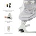 Крісло-гойдалка Kinderkraft Tulsy Gray (5902533926510)