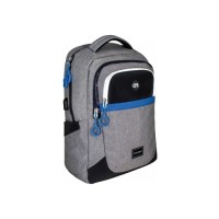 Рюкзак шкільний Cool For School 46х30х16 см 22 л Сірий (CF86217)
