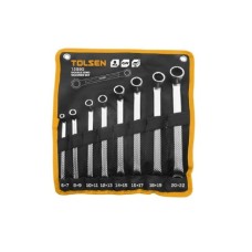 Ключ Tolsen накидний 8 шт 6-22 мм в чохлі Профі (15895)