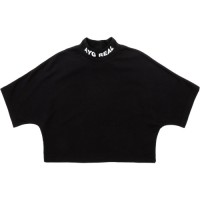 Футболка дитяча A-Yugi укорочена (7032-152G-black)