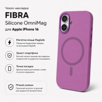 Чохол до мобільного телефона BeCover FIBRA Silicone OmniMag Apple iPhone 16 Purple (716231)