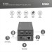Адаптер HDMI extender 70m 1080p/40m 4K30Hz CAT 5e/6/6A/7 HDBaseT IR black Digitus (DS-55500)