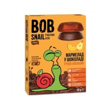 Мармелад Bob Snail Груша Апельсин в молочному шоколаді 54 г (1740485)