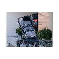 Набір текстилю для коляски FreeON підкладка для коляски та автокрісла grey - white (48716)