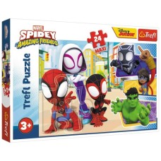 Пазл Trefl Maxi Spiderman Спайді та його друзі 24 елемента (5900511143485)