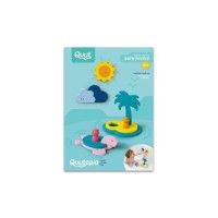 Іграшка для ванної QUUT Пазл-головоломка Острів і черепаха (171942)