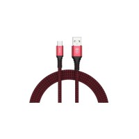 Дата кабель USB 2.0 AM to Type-C 1.0m Jagger T-C814 Red T-Phox (T-C814 red)