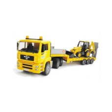 Спецтехніка Bruder Тягач Man TGA з екскаватором JCB MIDI CX (01654)