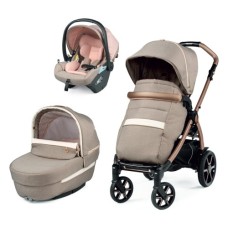 Коляска Peg-Perego 3в1 Book Mon Amour Lounge, рожеве золото (PACK-BOOK31LG00011)