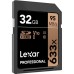 Карта пам'яті Lexar 32GB SDHC class 10 UHS-I U1 V10 633x Professional (LSD32GCB633)
