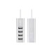 Концентратор HOCO USB 2.0 to 4xUSB Line machine HB1 Silver (6957531038146)