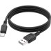Дата кабель USB 2.0 AM to USB-C 1.0m Cool silicone X90 black HOCO (6931474788443)