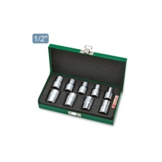 Набір торцевих головок Toptul TORX 1/2" E10-E24 9шт. (зірка Давида) (GAAD0907)