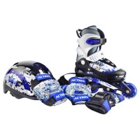 Роликові ковзани Action Zero Комплект Синій 26-29 (PW117CE308905/26-29)