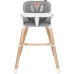 Стілець для годування Lionelo Koen Grey Stone (LO-KOEN GREY STONE)