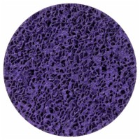 Круг зачистний Sigma з нетканого абразиву (корал) 125мм на липучці фіолетовий твердий (9176161)