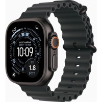 Смарт-годинник Apple Watch Ultra 3 GPS + Cellular 49mm Black Titanium Case with Black Ocean Band (MF0J4QP/A)