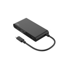 Концентратор Belkin USB-C 5-in-1 3xUSB-C 3.2 + HDMI 2.0 4K60Hz gray (AVC021HQBK)