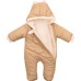 Комбінезон дитячий HAPPY TOT утеплений на блискавці (755-68-beige)