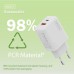 Зарядний пристрій Digitus 1xUSB-C + 1xUSB 20W (DA-10300)