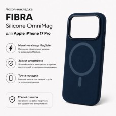 Чохол до мобільного телефона BeCover FIBRA Silicone OmniMag Apple iPhone 17 Pro Deep Blue (716216)