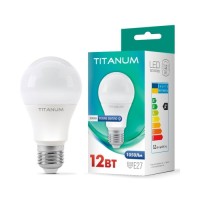 Лампочка TITANUM A60 12W E27 3000K (TLA6012273)