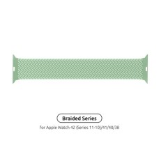 Ремінець до смарт-годинника Armorstandart Braided Solo Loop для Apple Watch 42 (Series 11-10)/41/40/38 Mint Size 6 (144 mm) (ARM64902)