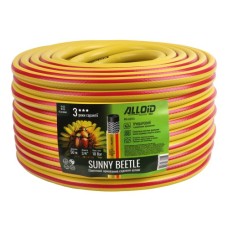 Шланг для поливу Alloid армований, 3-шаровий, Sunny Beetle, 3/4", 50м (WH-63315)