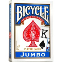 Гральні карти Bicycle Rider Back International Jumbo Index (blue) (JIB001)