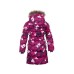 Пальто дитяче Huppa YASMINE-1 12020055 фуксія з принтом 116 (4741468678726)