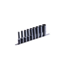 Набір головок Toptul довгих на планці 12-гр. 1/2" 9шт. 8-22мм (GAAQ1605U-12)