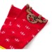 Шкарпетки Bross новорічні з оленем (21248-12-18-red)