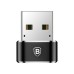Перехідник USB 2.0 AF to USB-C black Baseus (CAAOTG-01)