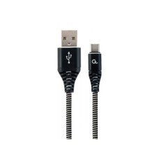 Дата кабель USB 2.0 AM to USB-C 1.0m Cablexpert (CC-USB2B-AMCM-1M-BW)