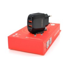 Зарядний пристрій KAKUSIGA 2xUSB 12W black (KSC-674-QISHENG-B)