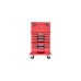 Ящик для інструментів QBRICK SYSTEM набір на платформі, 21", 525*345*885, SYSTEM PRO Drawer Workshop Set 4 Red (Z258360PG003)