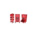 Ящик для інструментів QBRICK SYSTEM набір на платформі, 21", 525*345*885, SYSTEM PRO Drawer Workshop Set 4 Red (Z258360PG003)