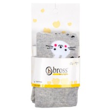 Колготки Bross із зайчиком (17573-0-6G-gray)