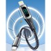 Дата кабель USB-C to Lightning 2.0m 20W Digital Display blue Essager (EXCTL-YDA03)