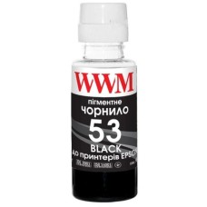 Чорнило WWM HP GT53 100г Black Pigment, для Ink Tank 115/315/319 (H53BP)